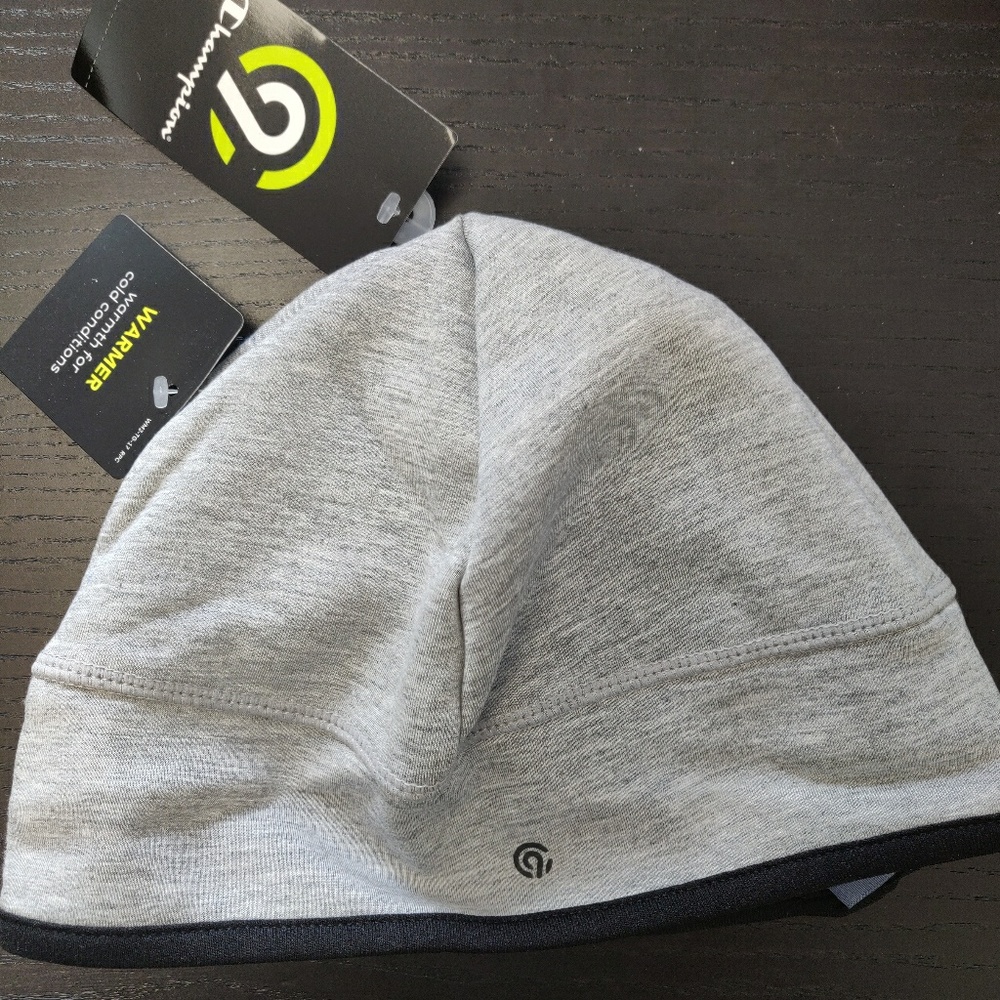 New C9 Champion Women's Jersey Velour Beanie Gray